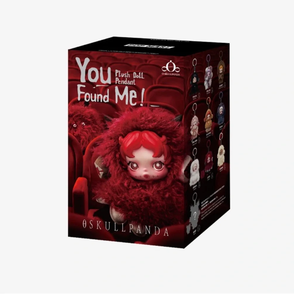 SANDMAN - SKULLPANDA You Found Me! Vinyl Push Doll Pendant Key Chain - Picture 5 of 10